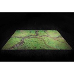 Kraken Wargames Gaming Mat - River Valley 44"x30" 2.0