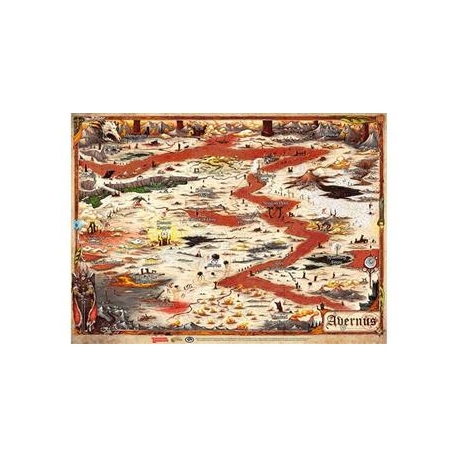 D&D Descent Into Avernus - Avernus Map (23' x 15')