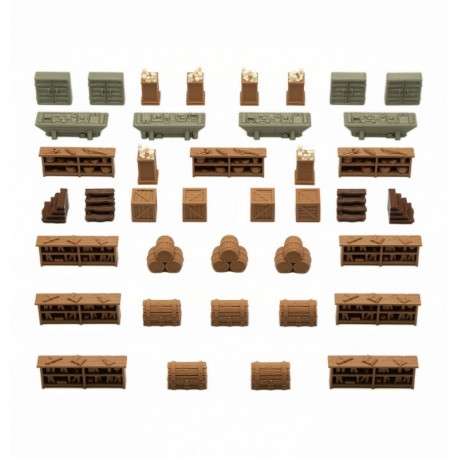 3D Accesories for Furniture Pack for Frosthaven - 39 pieces from BGExpansions