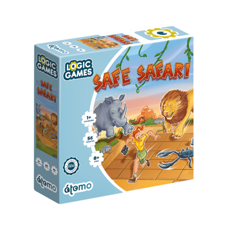 Juego de mesa educativo Safe Safari de Átomo Games