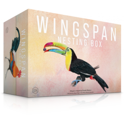 La Nesting Box es una caja de almacenamiento integral para todo el juego Wingspan y sus expansiones actuales y futuras