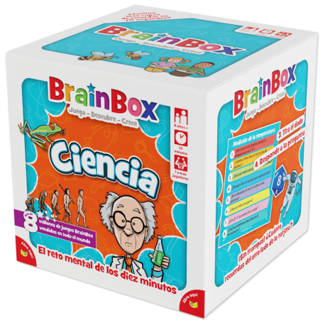 Juego de cartas BrainBox Ciencia de Beezerwizzer Studio