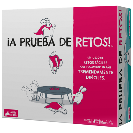 Juego de cartas ¡A prueba de retos! de Exploding Kittens