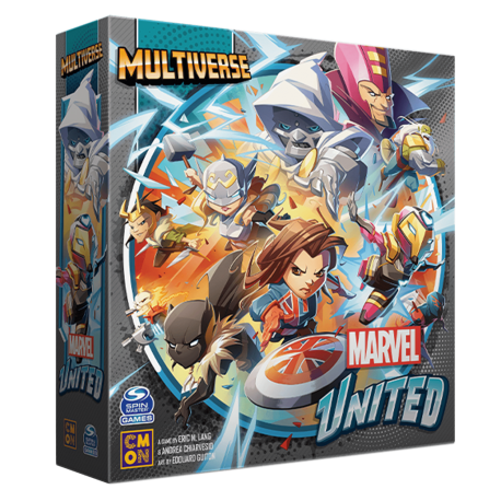 Expansión Multiverso del juego de mesa Marvel United de Cool Mini Or Not