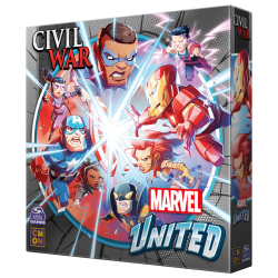 Expansión Civil War del juego de mesa Marvel United de Cool Mini Or Not