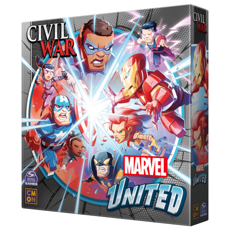 Marvel United Board Game Civil War Expansion by Cool Mini Or Not