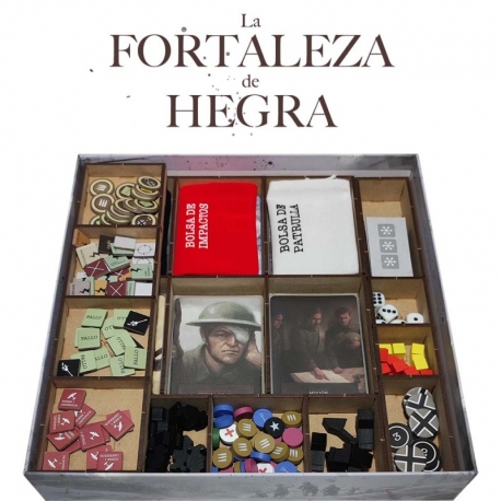 Inserto compatible con el juego de mesa La Fortaleza de Hegra