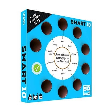 Smart 10 Trips. Expansion Pack board game from SD Games