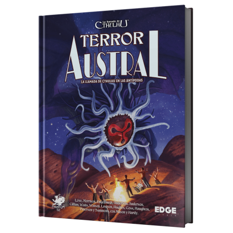 Libro de rol Terror Austral La llamada de Cthulhu JDR de Edge Studio