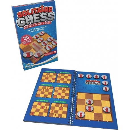 Think Fun Solitaire Chess board game