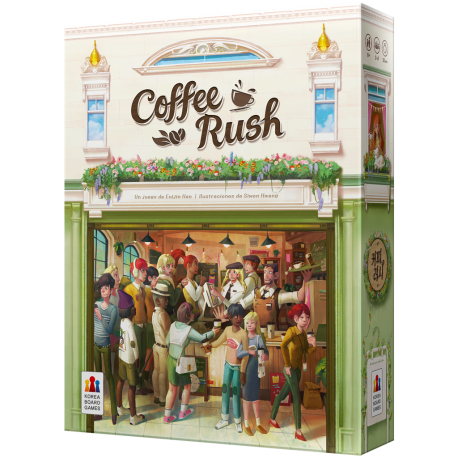 Coffee Rush Board Game by Korea Board Games