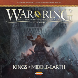 Kings of Middle–earth expansion of the War of the Ring card game by Ares Games