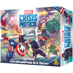 Caja inicial Los más poderosos de la Tierra juego de miniaturas Marvel Crisis Protocol de Atomic Mass Games
