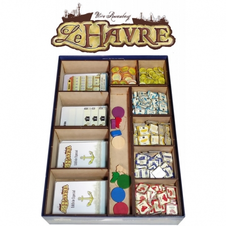 Inserto compatible con el juego de mesa LE HAVRE (Edición Completa)