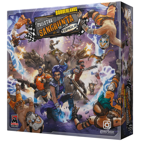 Juego de mesa Borderlands: Mister Torgue's Arena of Badassery de Monster Fight Club
