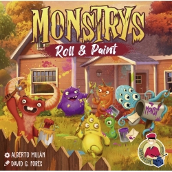 Monstrys roll & paint card game from Enpeudejoc Edicions 