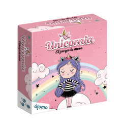 UNICORNIA is the board game from the famous literary saga written by Ana Punset
