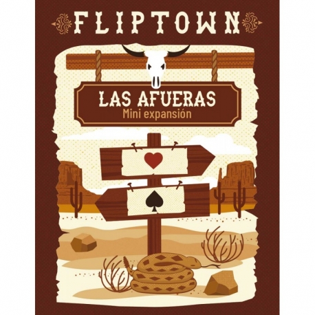 The Outskirts mini expansion for the board game Fliptown by Maldito Games