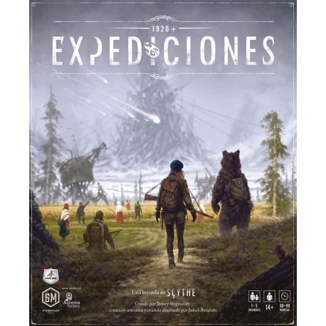 Expeditions board game - A sequel to Scythe by Maldito Games
