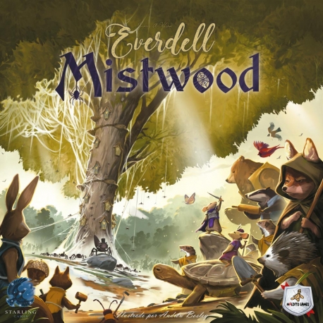 Expansión Mistwood del juego de mesa Everdell de Maldito Games