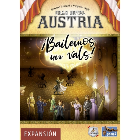 Expansión ¡Bailemos un Vals! del juego de mesa Gran Hotel Austria de Maldito Games