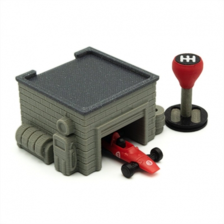 Accesorios 3D Garajes y Palancas de Cambio para Heat: Pedal to the Metal - 19 Piezas de BGExpansions
