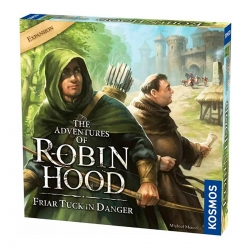 Friar Tuck in Danger expansion for the board game The Adventures of Robin Hood by Devir