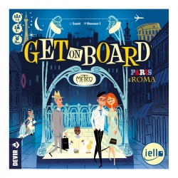 Juego de mesa Get on Board: París y Roma de Devir