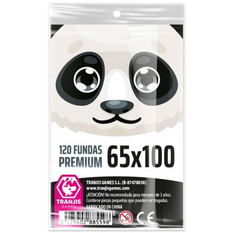 Fundas PANDA 65x100mm de Tranjis Games