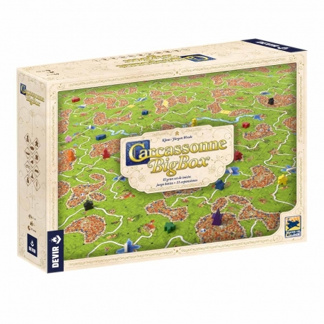 Carcassonne Plus Big Box table game from Devir