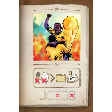 Pelé Promotional Card for the board game The Books of Time