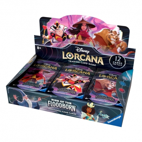 TCG Card Game Disney Lorcana TCG Rise of the Floodborn Sobres Expositor (24 packs) by Ravensburger