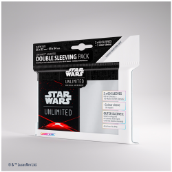 Star Wars: Unlimited Art Sleeves Double Space Red