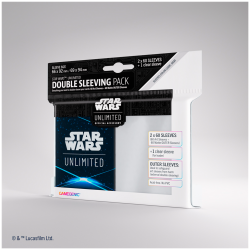 Star Wars: Unlimited Art Sleeves Double Space Blue