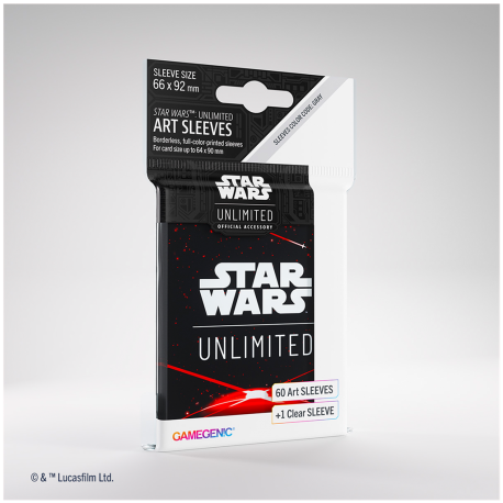 Fundas Star Wars: Unlimited Art Sleeves Space Red de Gamegenic