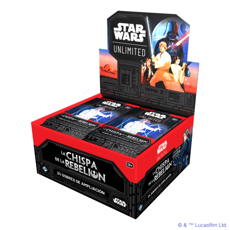 TCG Star Wars: Unlimited - La chispa de la rebelión Sobre (24 Sobres) de Fantasy Flight Games