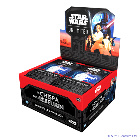 TCG Star Wars: Unlimited - Spark of the Rebellion Booster Pack (24 Booster Packs) from Fantasy Flight Games