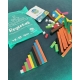 Set of Cuisenaire Manipulative Mathematical Rulers by Átomo Games