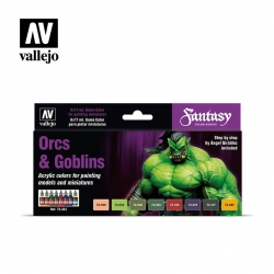 [72.304] Orcs & Goblins por Ángel Giráldez 17 ml. - Set de colores - Game & Xpress Color