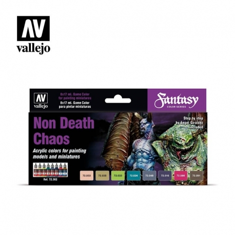 [72.302] Non death Chaos por Ángel Giráldez 17 ml. - Set de colores - Game & Xpress Color