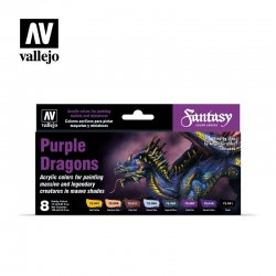 [72.305] Purple Dragons por Ángel Giráldez 17 ml. - Set de colores - Game & Xpress Color