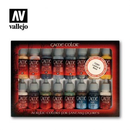 [72.291] Leather & Metal 17 ml. - Set de colores - Game & Xpress Color