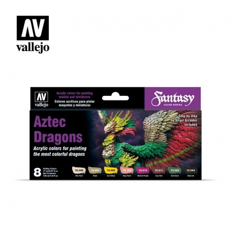 [72.306] Aztec Dragons by Ángel Giráldez 17 ml. - Color set - Game & Xpress Color