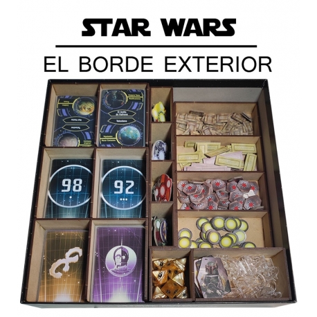 Insert compatible with STAR WARS THE OUTER EDGE (Base + Exp. Unfinished business)