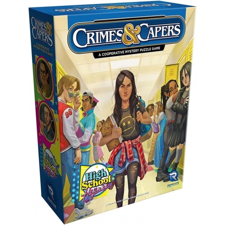 Juego de cartas Crimes & Capers High School Hijinks de Renegade Game Studios