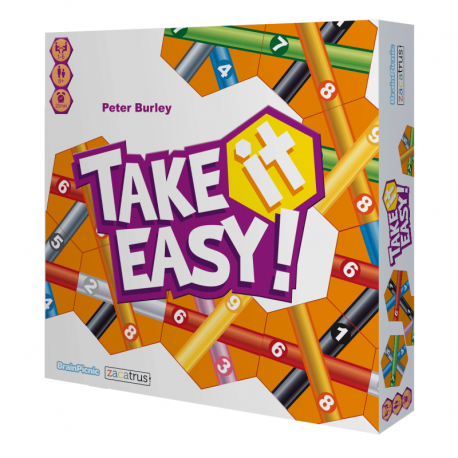Take It Easy is a board game of skill, skill and ingenuity from Zacatrus