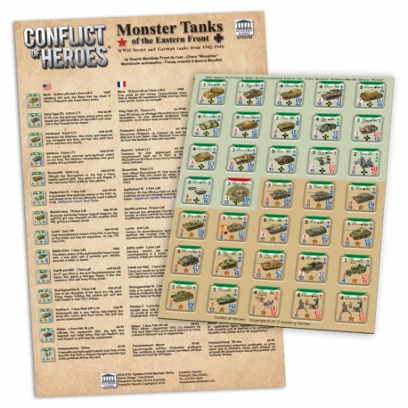 Conflict of Heroes Monster Tanks on the Eastern Fr (English)