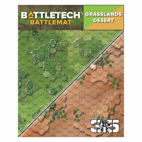BattleTech Battlemat Desert and Grasslands (English)