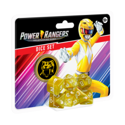 Power Rangers RPG Dice Set Yellow