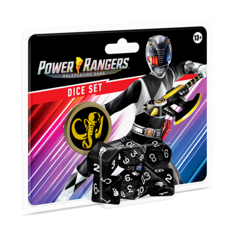 Power Rangers RPG Dice Set Black
